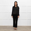 All Saints Grey Suede Fringed Zip Up Jacket
