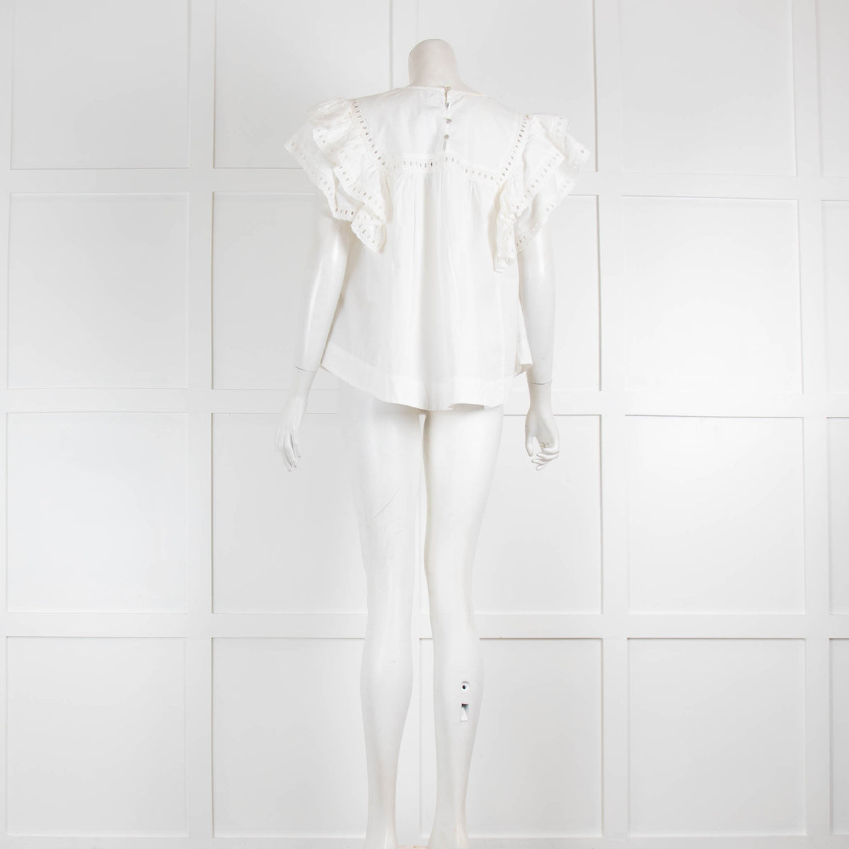 Scarlett Poppies White Broderie Anglaise Shirt