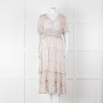 Dea Kudibal Cream Pastel Pattern Cathy Dress