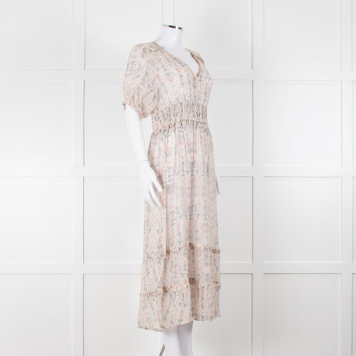 Dea Kudibal Cream Pastel Pattern Cathy Dress