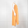 Loup Charmant Orange Cheesecloth Strappy Dress