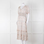 Dea Kudibal Cream Pastel Pattern Cathy Dress