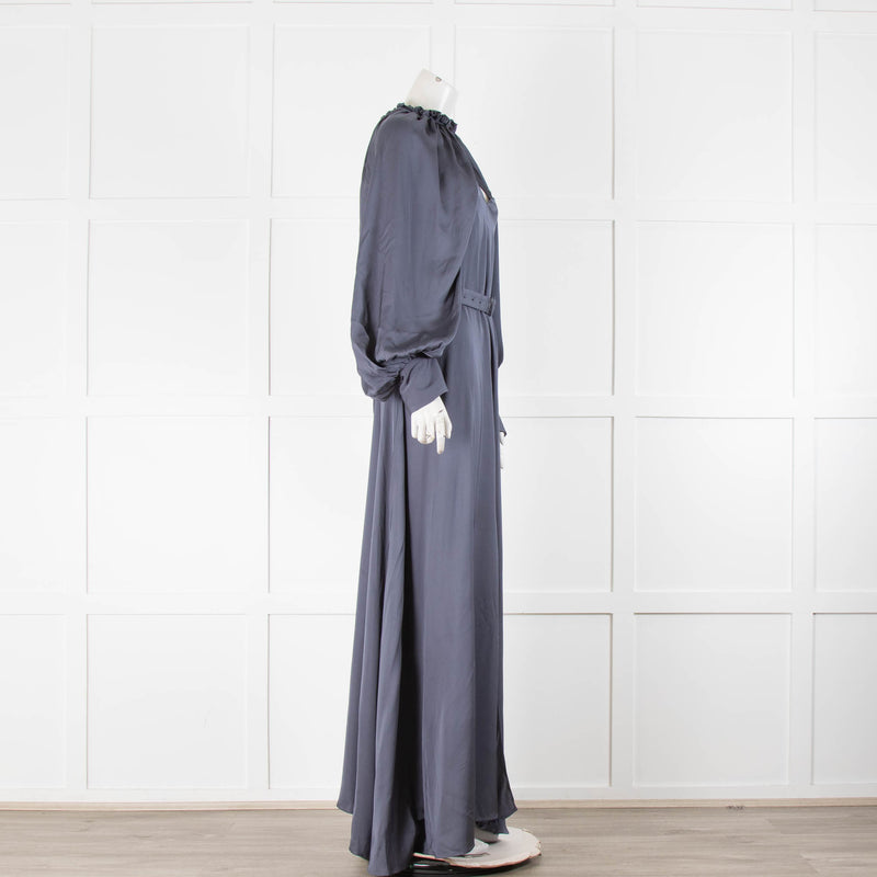 Palmer Harding Grey Serenity Satin Cape