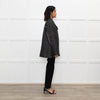 Pero Grey Striped Double Breasted Jacket
