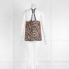 Marc Cain Leopard Cami with Orange Side Stripe