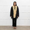 Max & Co Black Fur Trimmed Quilted Down Coat