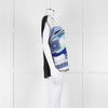 Emilio Pucci Blue Patterned Sleeveless Blouse
