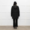 Max & Co Black Fur Trimmed Quilted Down Coat