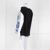 Emilio Pucci Blue Patterned Sleeveless Blouse