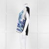 Emilio Pucci Blue Patterned Sleeveless Blouse