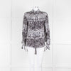 Joseph Grey Patterned Silk Shirt