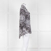 Joseph Grey Patterned Silk Shirt