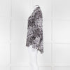 Joseph Grey Patterned Silk Shirt