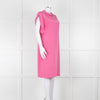 Etro Bubblegum Pink Draped Sleeve Shift Dress