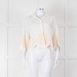 Greek Achaic Kori White Linen Broderie Anglaise Co-Ord