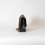 Chanel Black Caviar Medium Double Flap Bag with Gold Hardware