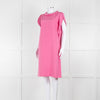 Etro Bubblegum Pink Draped Sleeve Shift Dress