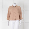 Repeat Beige Linen Shirt