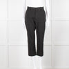 Jacquemus Black Linen High Waist Trousers