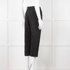 Jacquemus Black Linen High Waist Trousers