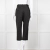 Jacquemus Black Linen High Waist Trousers
