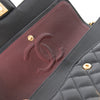 Chanel Black Caviar Medium Double Flap Bag with Gold Hardware