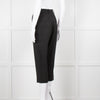 Jacquemus Black Linen High Waist Trousers