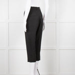 Jacquemus Black Linen High Waist Trousers