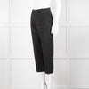 Jacquemus Black Linen High Waist Trousers