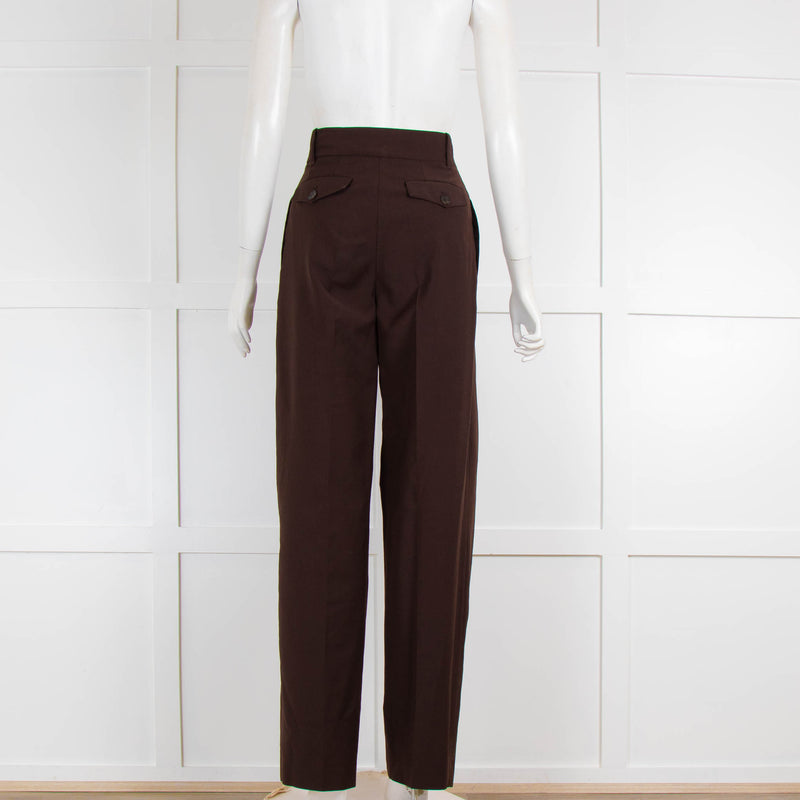 Camilla and Marc Brown Linen Look Trousers