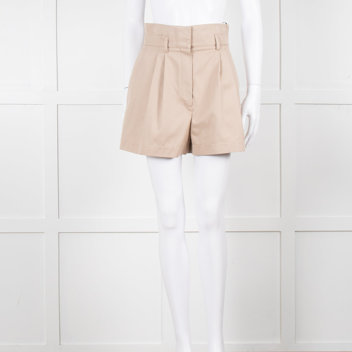 Alaia Beige Cotton Shorts