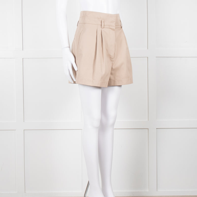 Alaia Beige Cotton Shorts