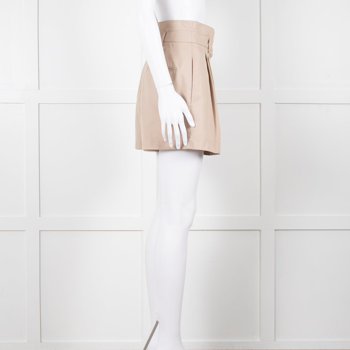 Alaia Beige Cotton Shorts