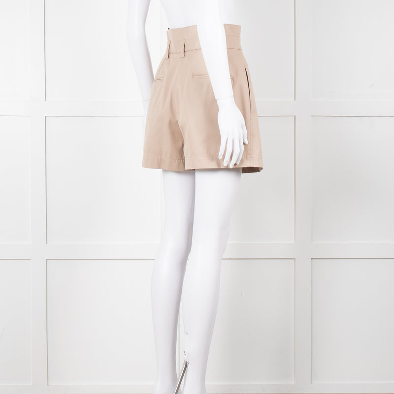 Alaia Beige Cotton Shorts