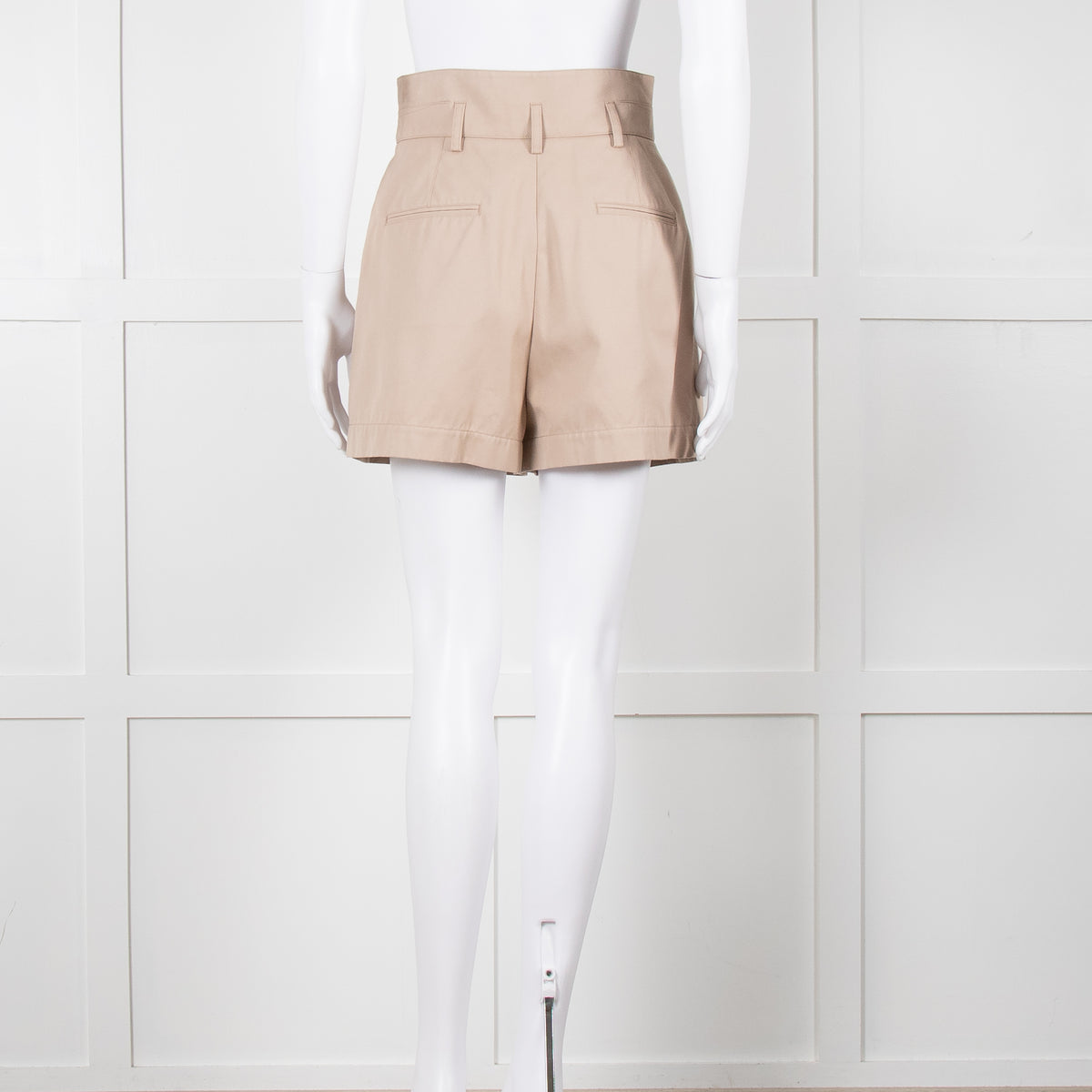 Alaia Beige Cotton Shorts