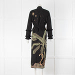 Hayley Menzies Black Gold GreenTiger Long Cardigan