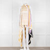 Joseph Yellow, Cream, Lilac and Black Knitted Cape