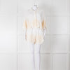 Greek Achaic Kori White Linen Broderie Anglaise Co-Ord