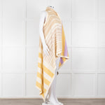 Joseph Yellow, Cream, Lilac and Black Knitted Cape