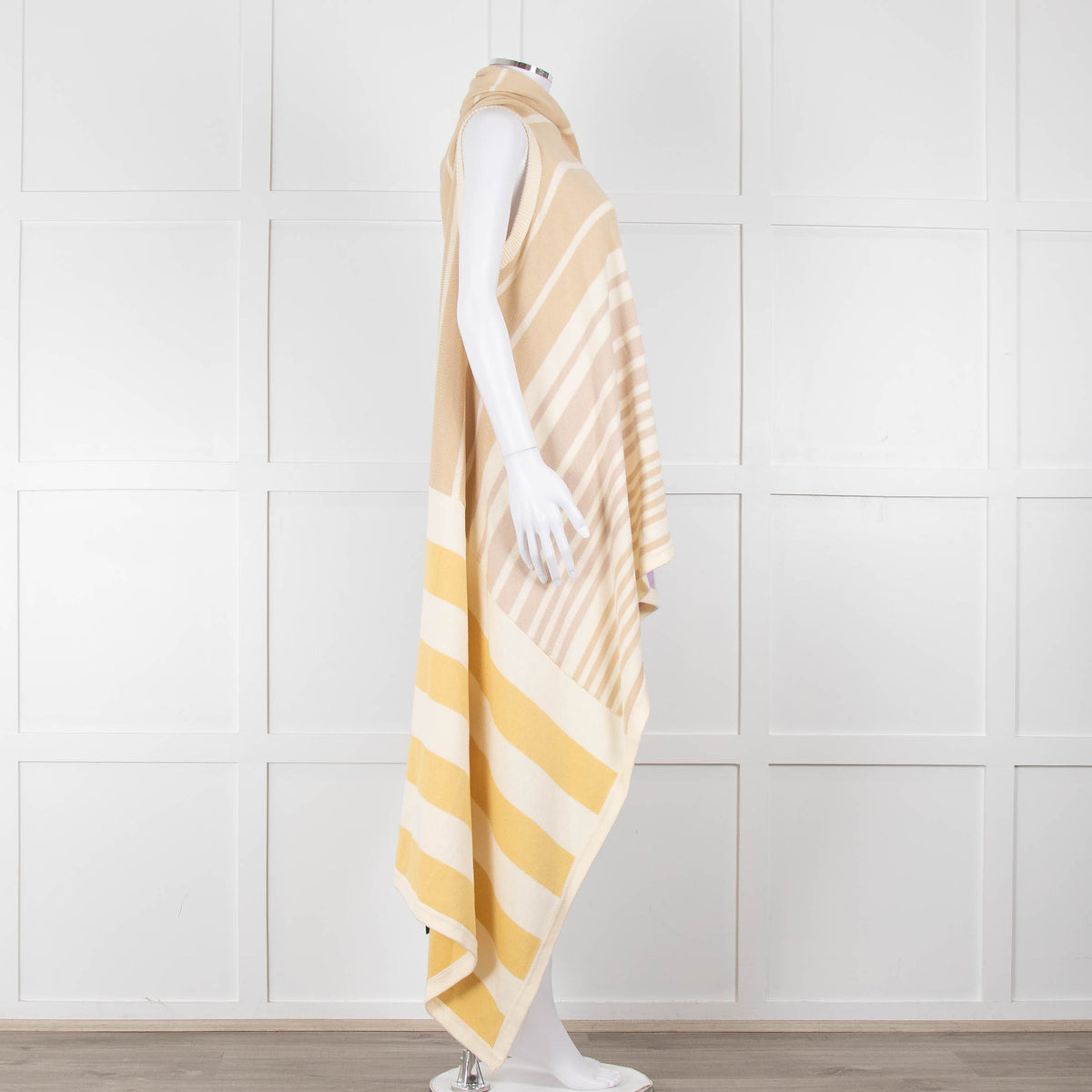 Joseph Yellow, Cream, Lilac and Black Knitted Cape