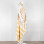 Joseph Yellow, Cream, Lilac and Black Knitted Cape