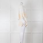 Greek Achaic Kori White Linen Broderie Anglaise Co-Ord