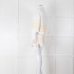 Greek Achaic Kori White Linen Broderie Anglaise Co-Ord