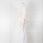 Greek Achaic Kori White Linen Broderie Anglaise Co-Ord