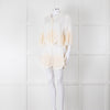 Greek Achaic Kori White Linen Broderie Anglaise Co-Ord