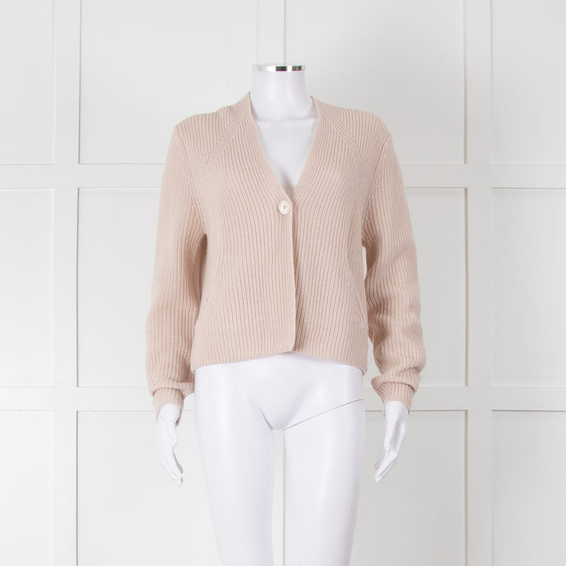 Herzen's Angelegenheit Nude Cable Short Cardigan