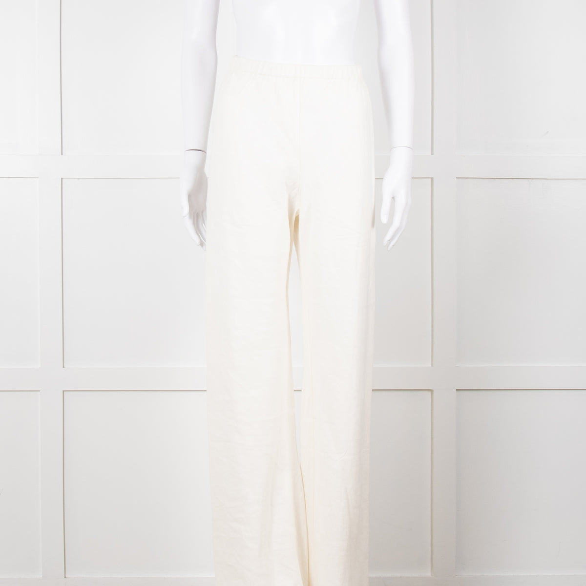 Faithfull the Brand White Linen Wide Leg Trousers