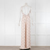 Alexis Pale Peach Silver Sequin Sleeveless Jumpsuit