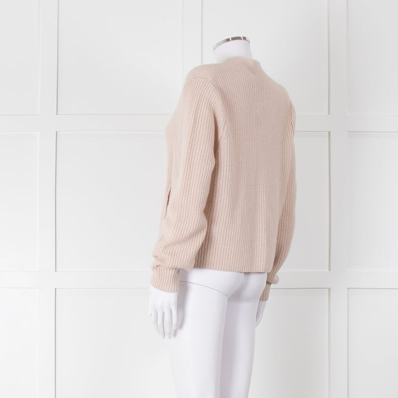 Herzen's Angelegenheit Nude Cable Short Cardigan