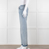 J Brand Pale Wash Slim Leg Jeans with Released Hem